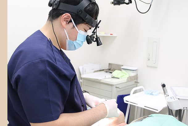 歯の健康を第一に考えた治療