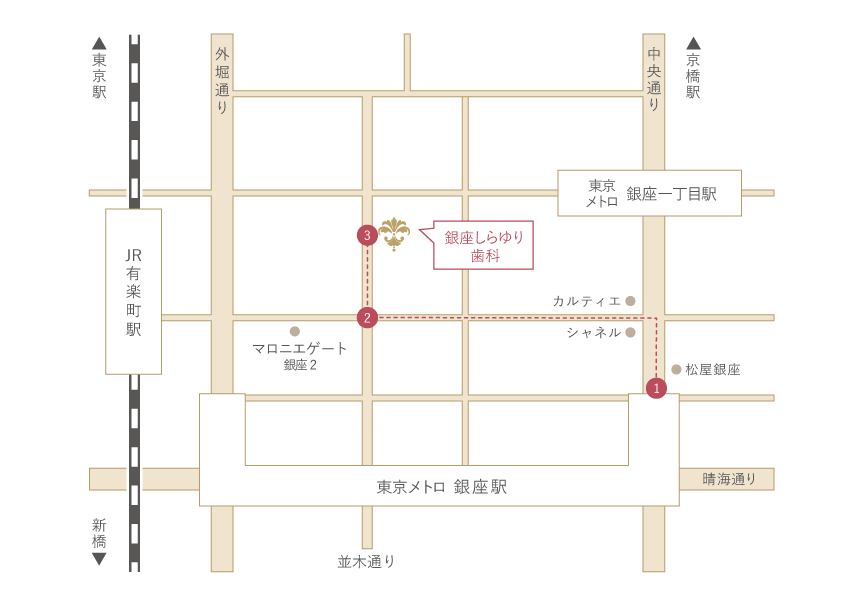 銀座線銀座駅