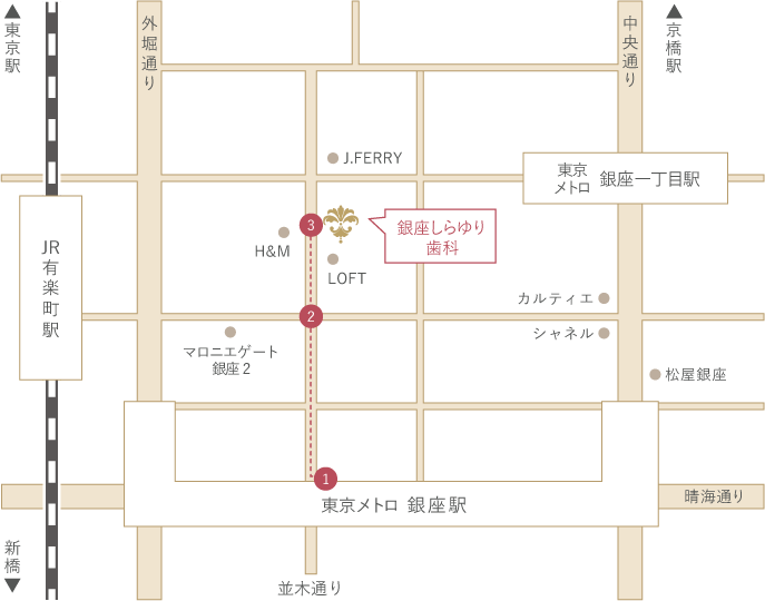 日比谷線銀座駅