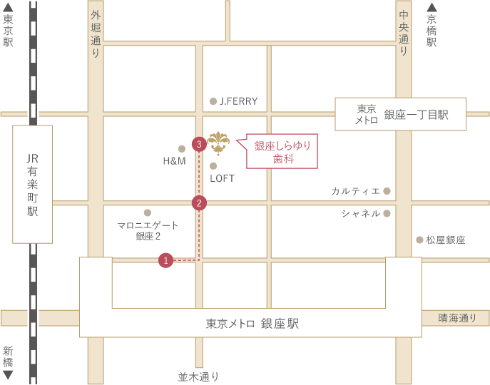 丸ノ内線銀座駅