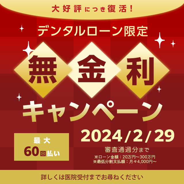 無金利デンタルローン